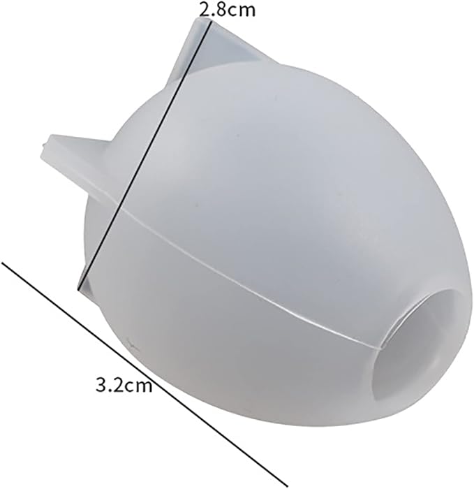 7 Pcs Dragon Shape Earring Molds Dragon Egg Silicone Wave Spiral Candle Mold - Silicone Resin Casting Molds for Candle & Resin & Soap Craft Supplie