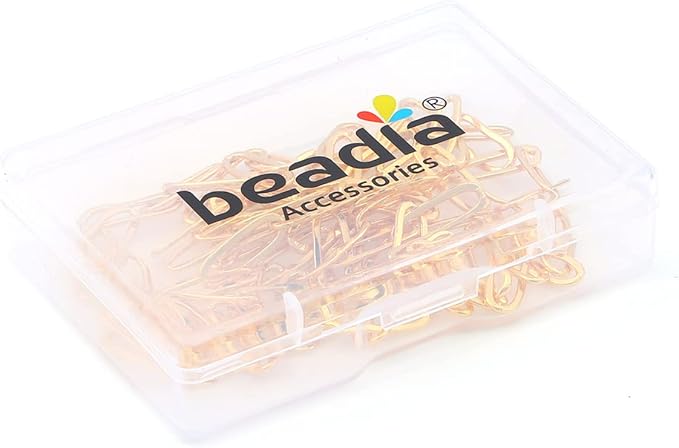 BEADIA 18K Gold Plated Oval O Chains 5.0mm 1 Meters for Jewelry Making Findings