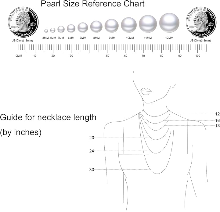 Pearl Pendant Necklace for Women,925 Sterling Silver Pendant Jewelry,Anniversary Christmas Birthday Valentines Gifts for Wife, Mom, Dauhter, Girlfriend,Her