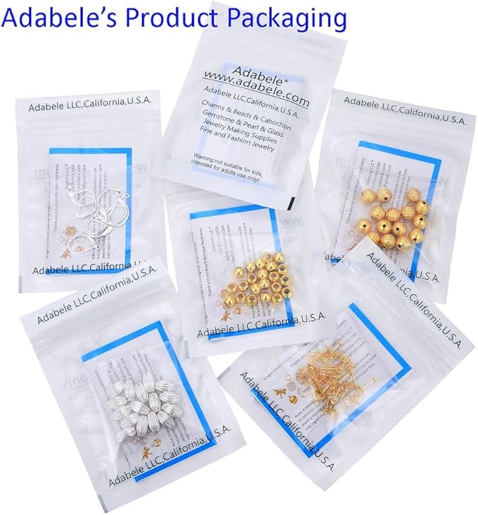 5pcs Adabele Authentic 925 Sterling Silver 10mm (0.39 Inch) Small Raindrop Lobster Claw Trigger Clasps Hypoallergenic Nickel Free for DIY Jewelry Making SS21-BB