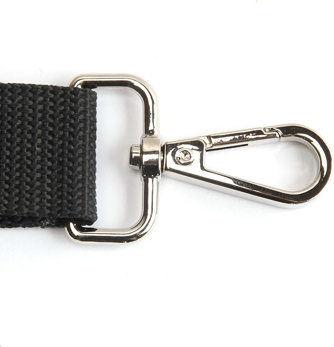 JWBIZ 12 Pcs D Ring Swivel Lobster Claw Clasp, Push Gate Snap Hooks Trigger Clips(Silver, 1 1/4 inch)