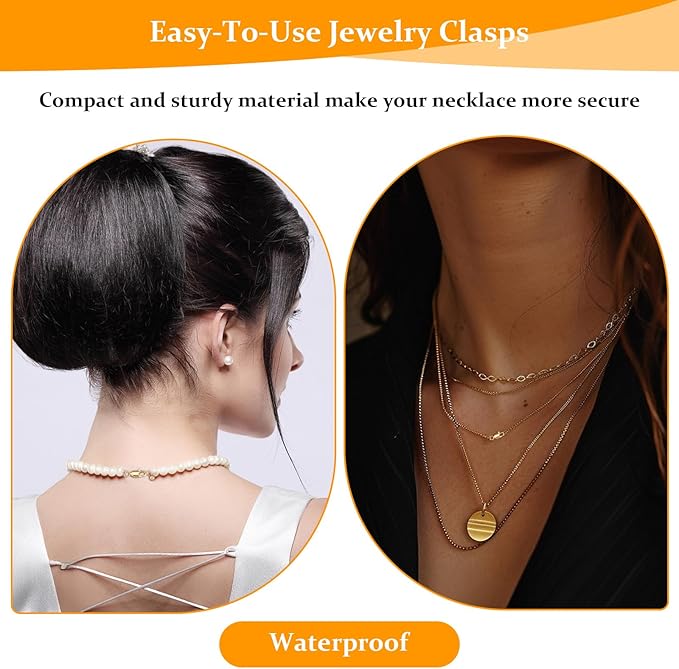 10 Pcs Lobster Claw Clasps, Gold Lobster Claw Clasp with Closed Jump Rings, 14K Gold Jewelry Making Clasps and Closures, 12mm (0.47inch)