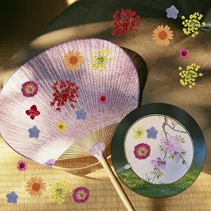 42Pcs Natural Pressed Dried Flowers Resin, Dry Flowers for Resin Accessories with Tweezer, Dried Flower for Scrapbooking DIY Art Crafts, Epoxy Resin Jewelry Molds, Candle, Nails Décor, Craft Making