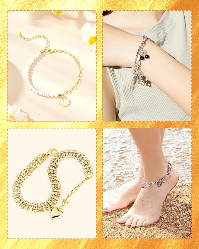 1800PCS FIVEIZERO Lobster Claw Clasps and Jump Rings Set - Gold and Silver Jewelry Clasps for Necklace, Bracelet, Keychains, and DIY Jewelry Making Supplies