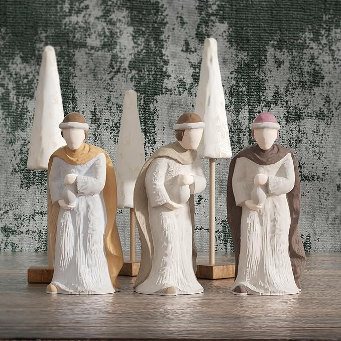 Silicone Born Jesus Nativity Scene Mold - Silicone Resin Casting Molds for Candle & Resin & Soap Craft Supplies