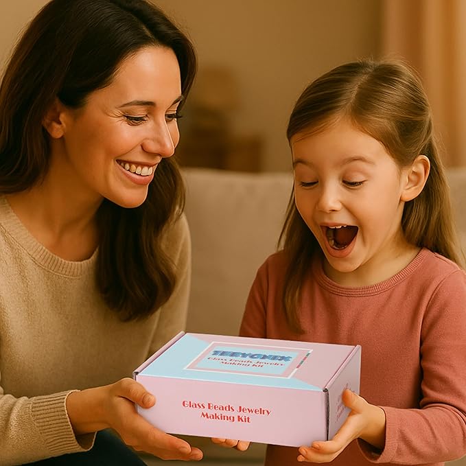 Glass Beads for Bracelet & Jewelry Making - 48 Colors, 1300 PCS+, 8mm Round Crystal Beads for DIY Art, Gifts,Decoration, Beading Projects & Crafts