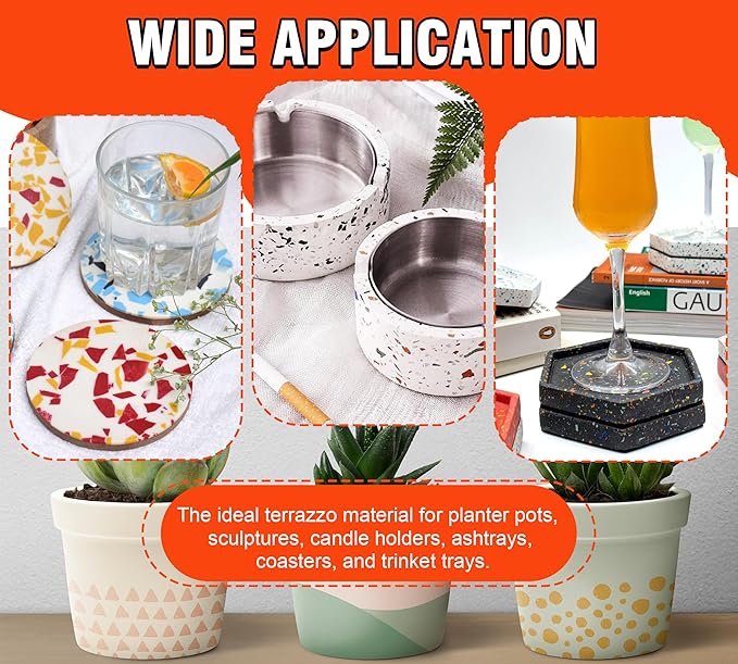 Eco Resin Casting Powders 4500g/10LB - Water Activated Plaster Powder, Easy Mixing & Self Leveling, Fast Cured 20~30 Minutes Demold, Resincrete Powder for DIY Crafts, Home Art, Sculpture & Molds