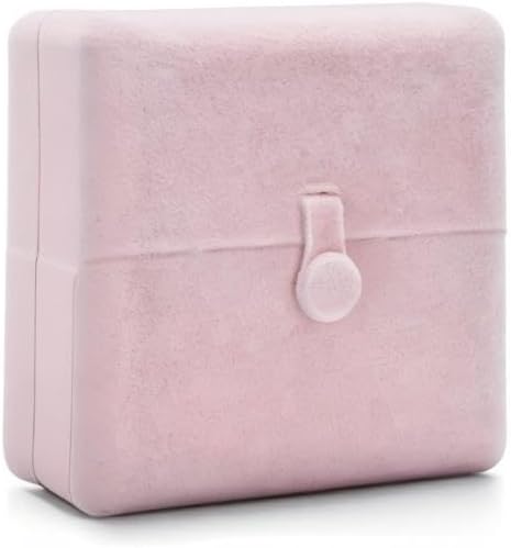 Oirlv Pink Velvet Bangle Gift Box Bracelet Storage Case Jewelry Gift Boxes