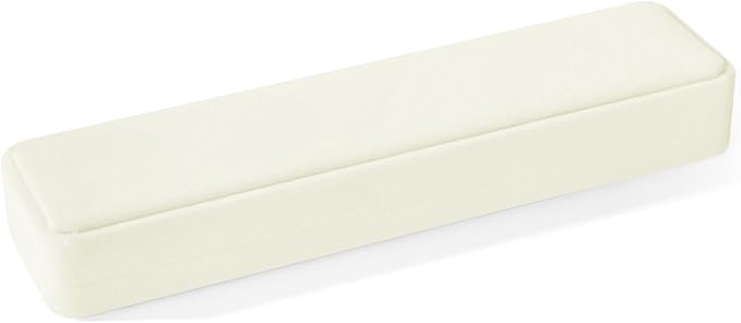 White Velvet Long Chain Bracelet Necklace Watch Storage Box Gift Case, Premium Gorgeous Jewelry Display Box for Wedding,Engagement, Proposal, Birthday and Anniversary (White)