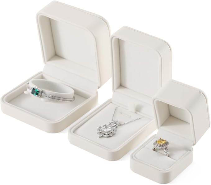 Leather Earring Jewelry Box, Beige Earring Storage,Luxury Earring Gift Box For Lovers, Wedding,Premium Earing Display Box