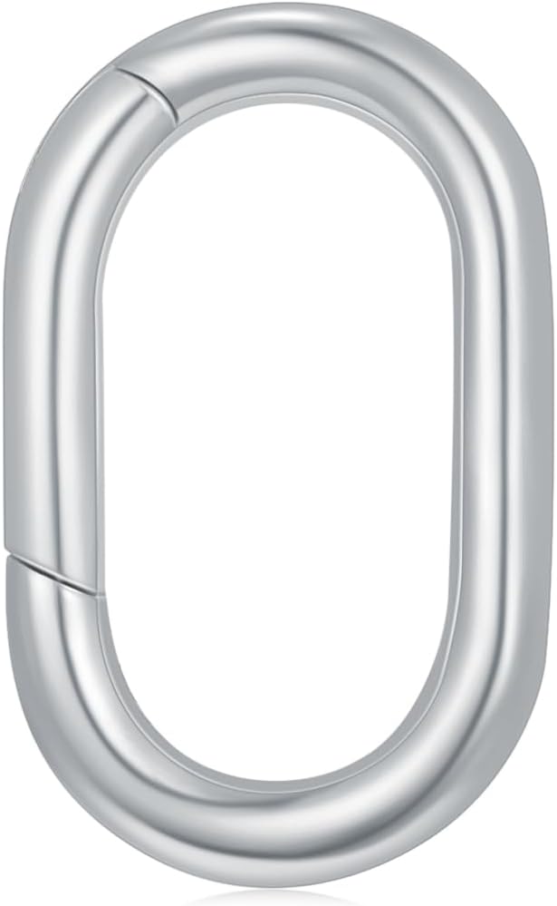 14K Gold Jewelry Clasp Necklace Extender Clasp Bracelet Extension Connector for DIY Necklace Bracelet Anklet Jewelry Making (Style 3-White)