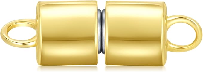 10K Real Gold Necklace Connector Extender Clasps for DIY Bracelet Jewelry Making, Lobster Clasp Extender Necklace Clasp Connector Bracelet Extension, Double Lobster Clasp 10K Gold(Style 1)