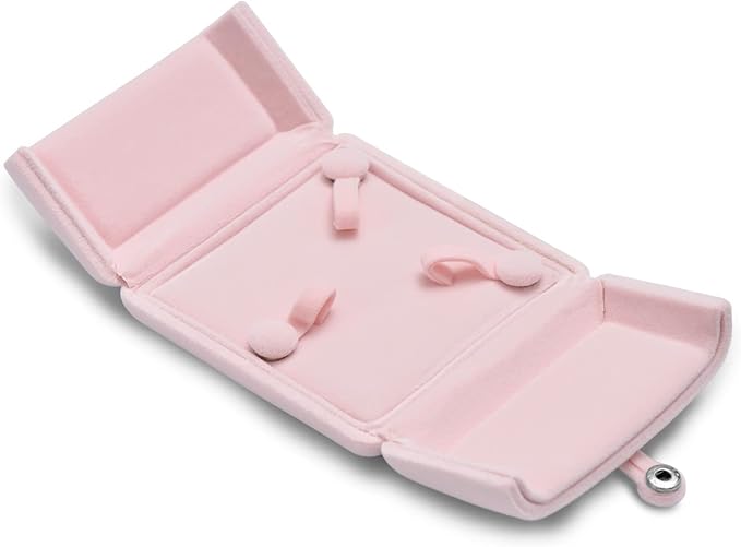 Oirlv Pink Velvet Bangle Gift Box Bracelet Storage Case Jewelry Gift Boxes