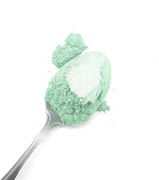 Pearl Mica Powder Pigment Dye - 500 grams (1.1 lbs) - Best Bulk Price for Fine Arts, Crafting, Painting, Bath bomb Soap Candle Slime Jewelry Making, Epoxy Resin, Woodworking (Green AG21)