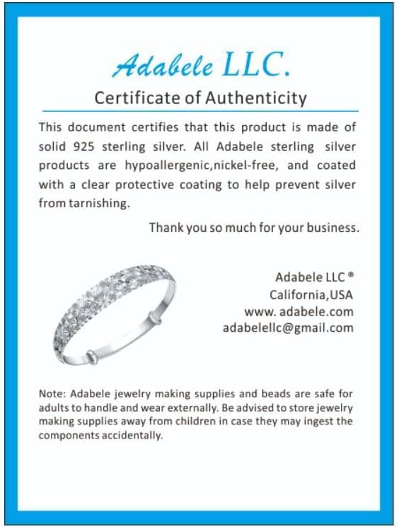 2pcs Adabele Authentic 925 Sterling Silver 13mm Raindrop Lobster Claw Trigger Clasps Hypoallergenic Nickel Free for DIY Jewelry Making SS23