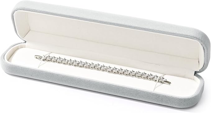 Velvet Bracelet Necklace Box Jewelry Gift Box for Birthday, Proposal, Engagement,Wedding, Valentine's Day