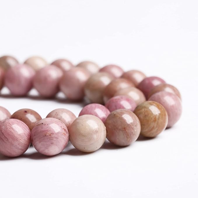 12MM 30PCS Natural Stone Red Rhodochrosite Gemstone Crystal Beads for Jewelry Making DIY Bracelet Necklace Semi Precious Beads