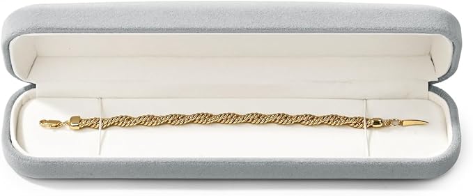 Velvet Bracelet Necklace Box Jewelry Gift Box for Birthday, Proposal, Engagement,Wedding, Valentine's Day