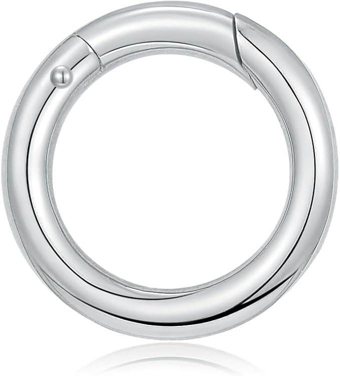 14K Gold Jewelry Clasp Necklace Extender Clasp Bracelet Extension Connector for DIY Necklace Bracelet Anklet Jewelry Making (Style 4-White)