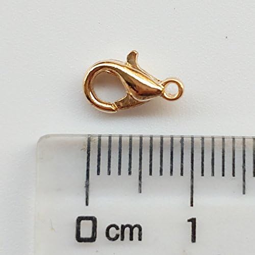 Chenkou Craft 1 Box Around 700pcs 7 Colors Lobster Clasp Jewelry Making Repairing (10x5mm)