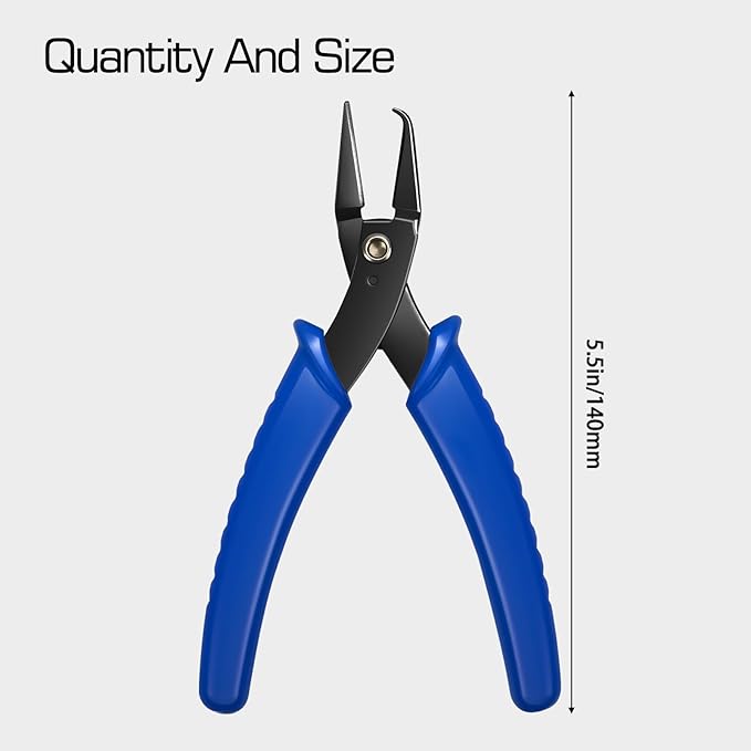 Split Ring Opener Tool Keychain Pliers for Jewelry Making,Fishing, for Bracelet Beading DIY Craft Jewelry Making Supplies