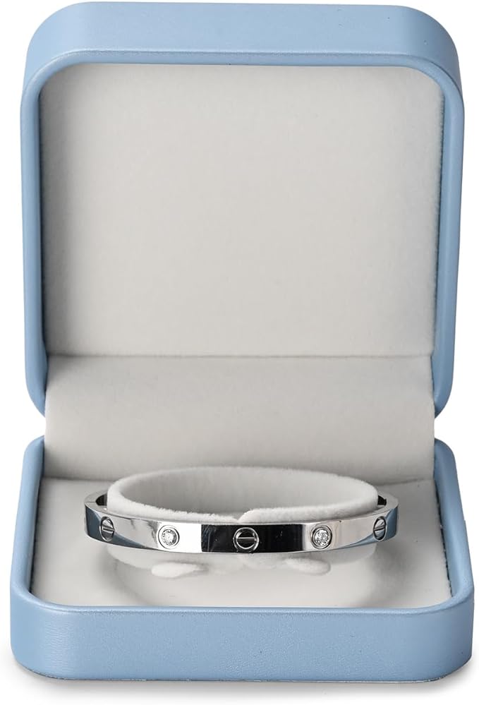 Gorgeous Bracelet Gift Box Bracelet Holder PU Leather Bracelet Display Box Bracelet Boxes Small Jewelry Gift Box Bracelet Jewelry Box Velvet Interior Bracelet Bangle Storage(Blue)