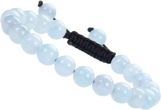 MASSIVE BEADS Natural Healing Power Gemstone Crystal Beads Unisex Adjustable Macrame Bracelets