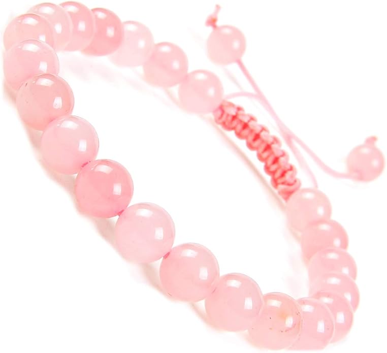 MASSIVE BEADS Natural Healing Power Gemstone Crystal Beads Unisex Adjustable Macrame Bracelets