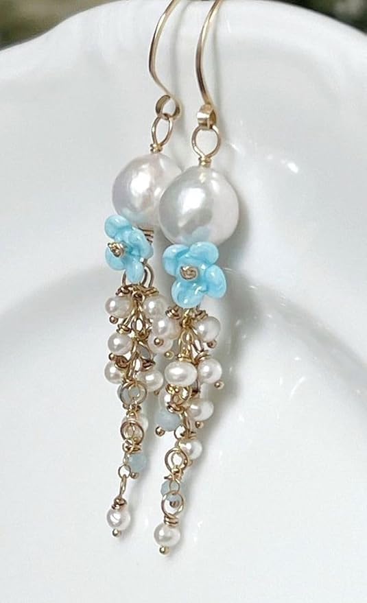 Adabele 14 Inch Real Natural Grade A Potato Round White Cultured Freshwater Pearl Loose Beads 4-5mm for Jewelry Making fp2-45