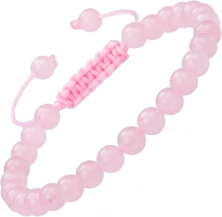 MASSIVE BEADS Natural Healing Power Gemstone Crystal Beads Unisex Adjustable Macrame Bracelets