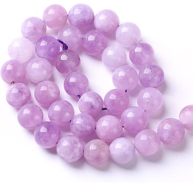 8MM 45PCS Natural Stone Lavender Amethyst Crystal Beads for Jewelry Making DIY Bracelet