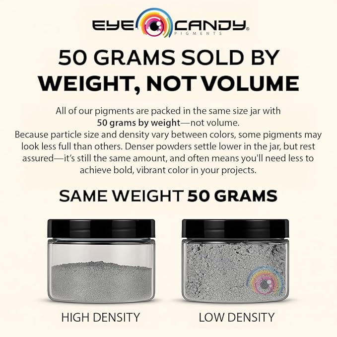 Eye Candy Pigments Premium Green Mica Powder - Forest Green (50gr) - for Epoxy, Resin, Soap, Paint, Woodworking, Acrylic Pouring, Bath Bombs, Fishing Lures - DIY Arts and Crafts Additive