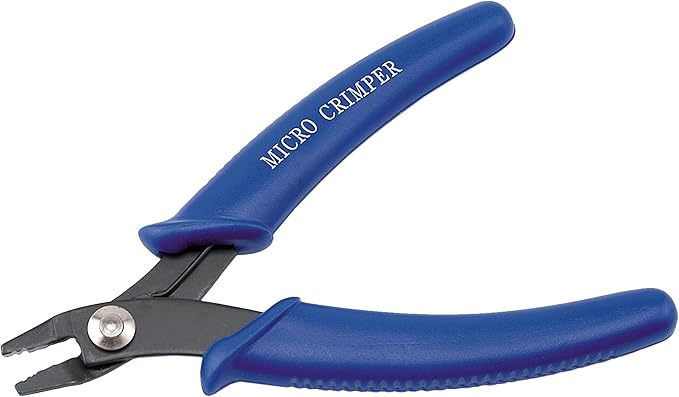 Beadalon Crimp Tool Micro - Fits Crimp Beads #0-1, Crimp Tubes #1, Dark Blue, 5.25 in / 13.3 cm