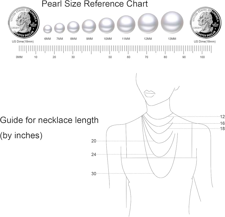 Pearl Pendant Necklace for Women,925 Sterling Silver Pendant Jewelry,Anniversary Christmas Birthday Valentines Gifts for Wife, Mom, Dauhter, Girlfriend,Her