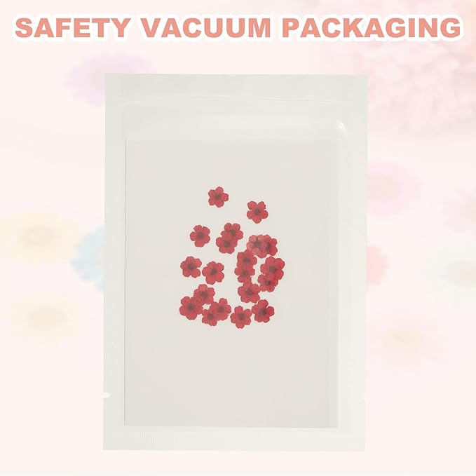 uxcell 100Pcs Dried Pressed Flowers, 0.24-0.31" Colorful Dried Pressed Narcissus Flowers Bulk for Nail Art Resin Jewelry Candle Card Making Scrapbook Phone Case Decoration, Crimson