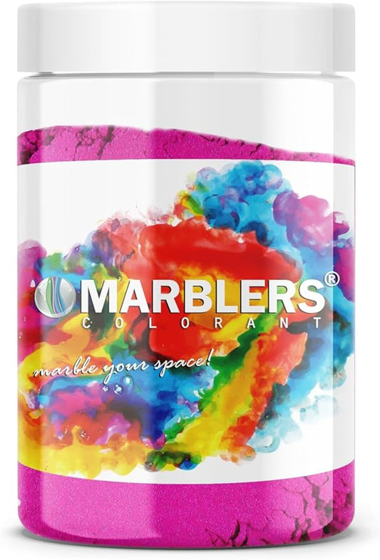 MARBLERS Pink Mica Powder [Magenta] 4oz (113g) | Cosmetic Grade | Epoxy Resin Pigment | Dye | Non-Toxic, Vegan, Cruelty-Free | Lip Gloss, Nails, Body Butter, Bath Bomb, Candle & Soap Making