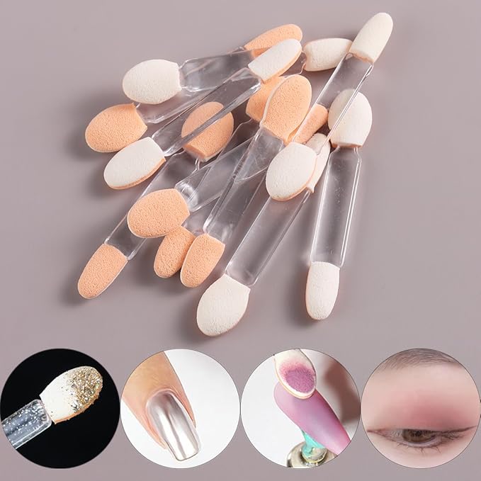 Chrome Nail Powder Set 14 Colors Pink Blue Silver Metallic Effect Mirror Powder for Nails with Brushes Holographic Pigment Chameleon Flakes for Nails Gold Leaf Decoration Nail Supplies