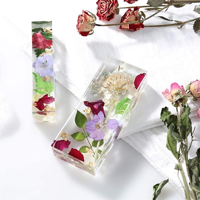 11pcs Resin Molds Cube Hexahedron Molds Crystal Square Rectangular Resin Art Display Mold 11 Sizes UV Epoxy Resin Silicone Molds Home Office Décor