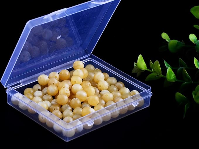 Natural Stone Beads Yellow Jade 100pcs 8mm Round Genuine Real Stone Beading Loose Gemstone Hole Size 1mm DIY Smooth Beads for Bracelet Necklace Earrings Jewelry Making (Yellow Jade, 8mm)