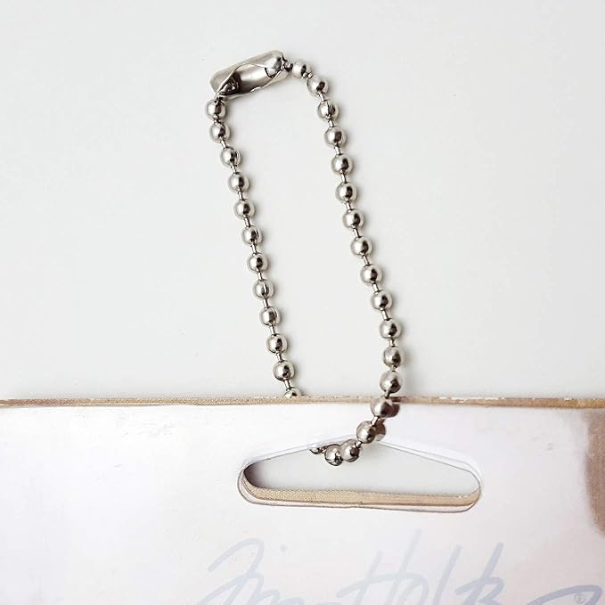 Dog Tag Chain 50 Pack, 2.3mm Stainless Steel Ball Chain Necklace with Connectors, Durable Dog Tag Necklace for Men, Military Dog Tag Chains, Heavy Duty Hypoallergenic Tarnish Resistant