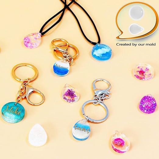 OSBANG Crystal Clear Hard UV Resin Upgraded Formula Ultraviolet Fast Curing for Jewelry Making Craft Decoration, Hard Transparent Glue Solar Cure Sunlight Activated Resin (100g)