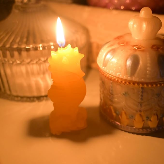 ZQYSING Sea Candle Molds, Seahorse Silicone Molds for Hippocampus Candle, Soap, Epoxy Resin Casting Ocean Style Handmade Gift