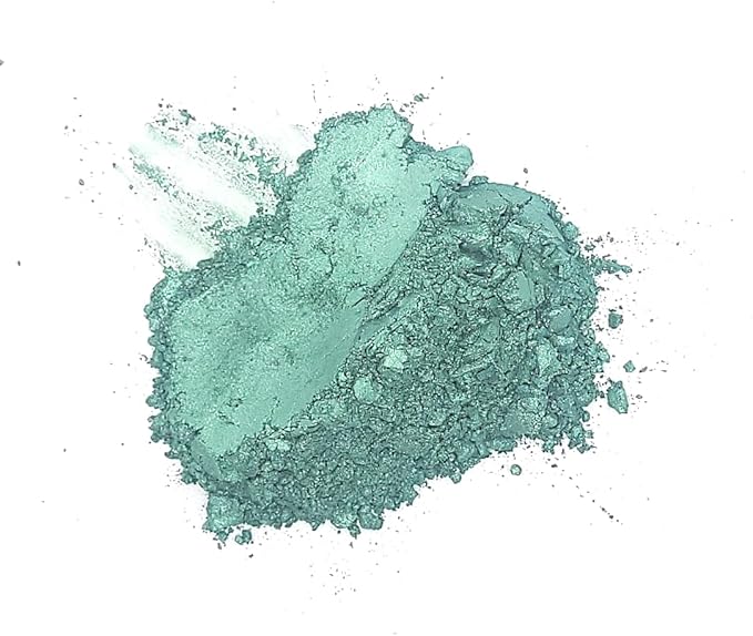 Pearl Mica Powder Pigment Dye - 500 grams (1.1 lbs) - Best Bulk Price for Fine Arts, Crafting, Painting, Bath bomb Soap Candle Slime Jewelry Making, Epoxy Resin, Woodworking (Green AG24)