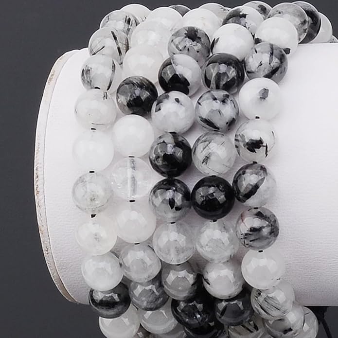 MASSIVE BEADS Natural Healing Power Gemstone Crystal Beads Unisex Adjustable Macrame Bracelets