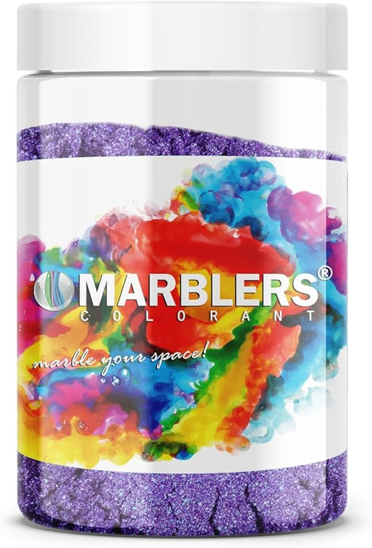 MARBLERS Purple Mica Powder [Stardust Pearl] 4oz (113g) | Cosmetic Grade | Epoxy Resin Pigment, Dye, Non-Toxic, Vegan, Cruelty-Free | Lip Gloss, Nails, Body Butter, Bath Bomb, Candle & Soap Making