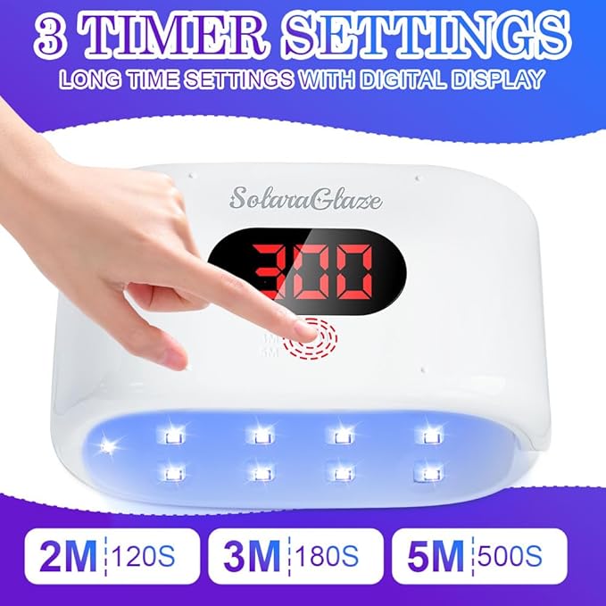 SolaraGlaze UV Resin Kit with Light 240g Hard Type Clear UV Resin Jewelry Making Kit Two-Sided Light and Molds DIY Jewelry Making Supplies for Keychain and Earring