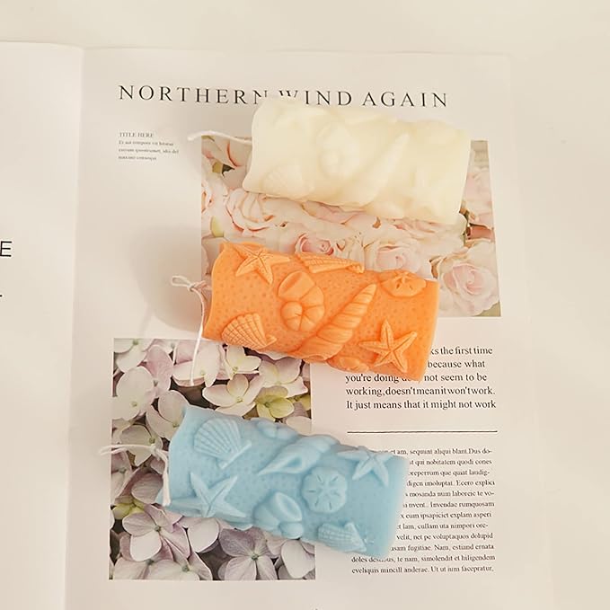 3D Silicone Cylinder Mold - Clay & Resin Casting Molds for Candle Making