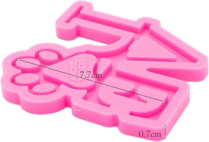 Angel Wings Dog Paw Letter Alphabet Mold Resin Keychain Molds Silicone Mold for Resin Casting Jewelry Making Silicone Molds Polymer Clay Mold Pet Tag Mould