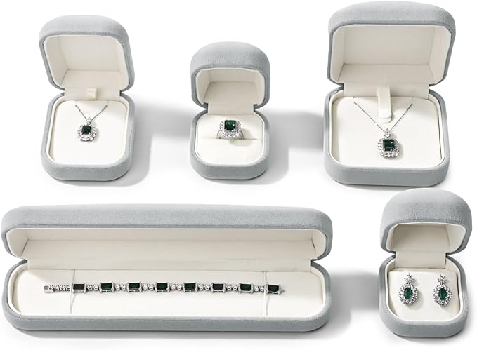 Premium Velvet Earring Box Jewelry Gift Boxes Earrings Case for Birthday,Wedding,Mother's Day, Valentine's Day Gift