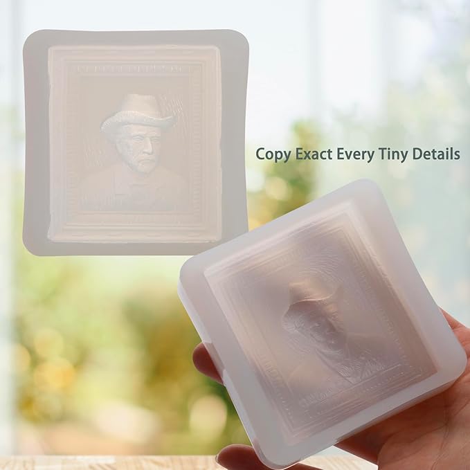 BBDINO Silicone Mold Making Kit 20A Silicone for Mold Making, Silicone Mold Making Translucent 38.8 Oz, 1A:1B by Volume, Liquid Silicone for Molds Making of Resin, Soap, Wax, Clay, Concrete etc.